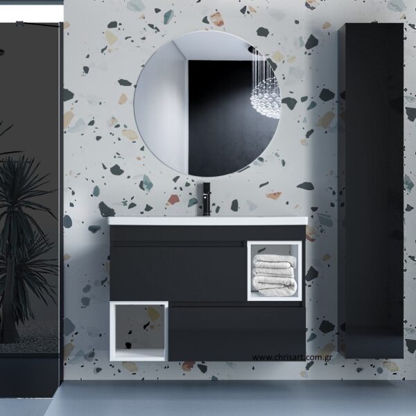box_100_1_ceramica_black_chrisart_mastoras_small_cerastyle_frame